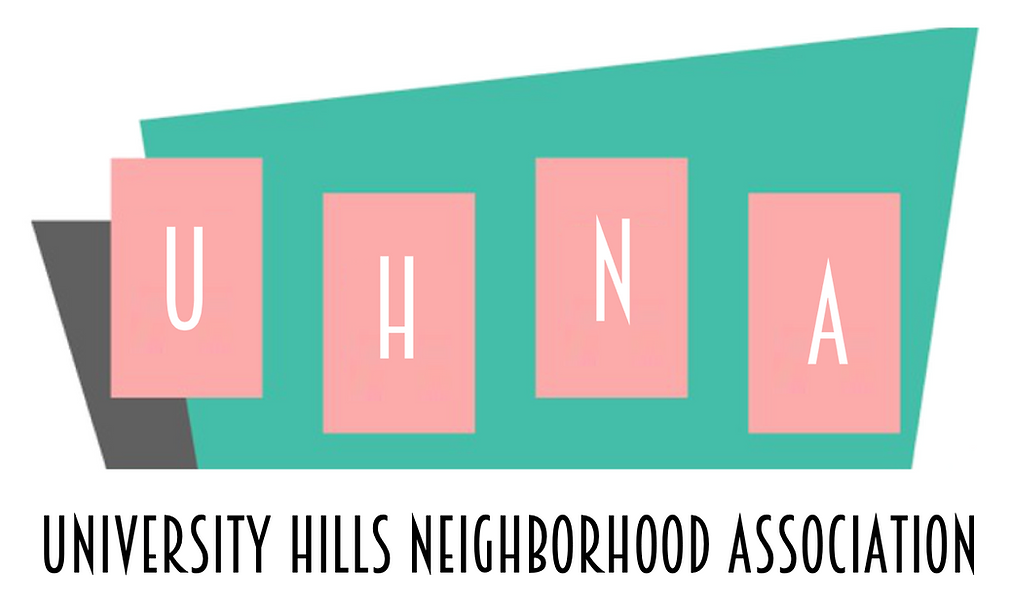 DMJ & University Hills Neighborhood Association poster